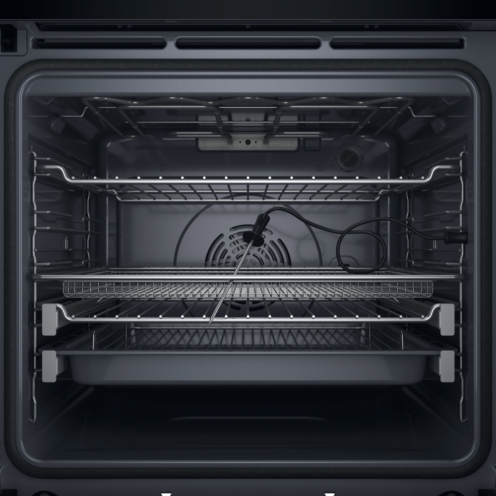 Hotpoint HOI68PPT2SBUK Built-In Electric Single Oven with Pyrolytic Cleaning, Black, A+ Rated