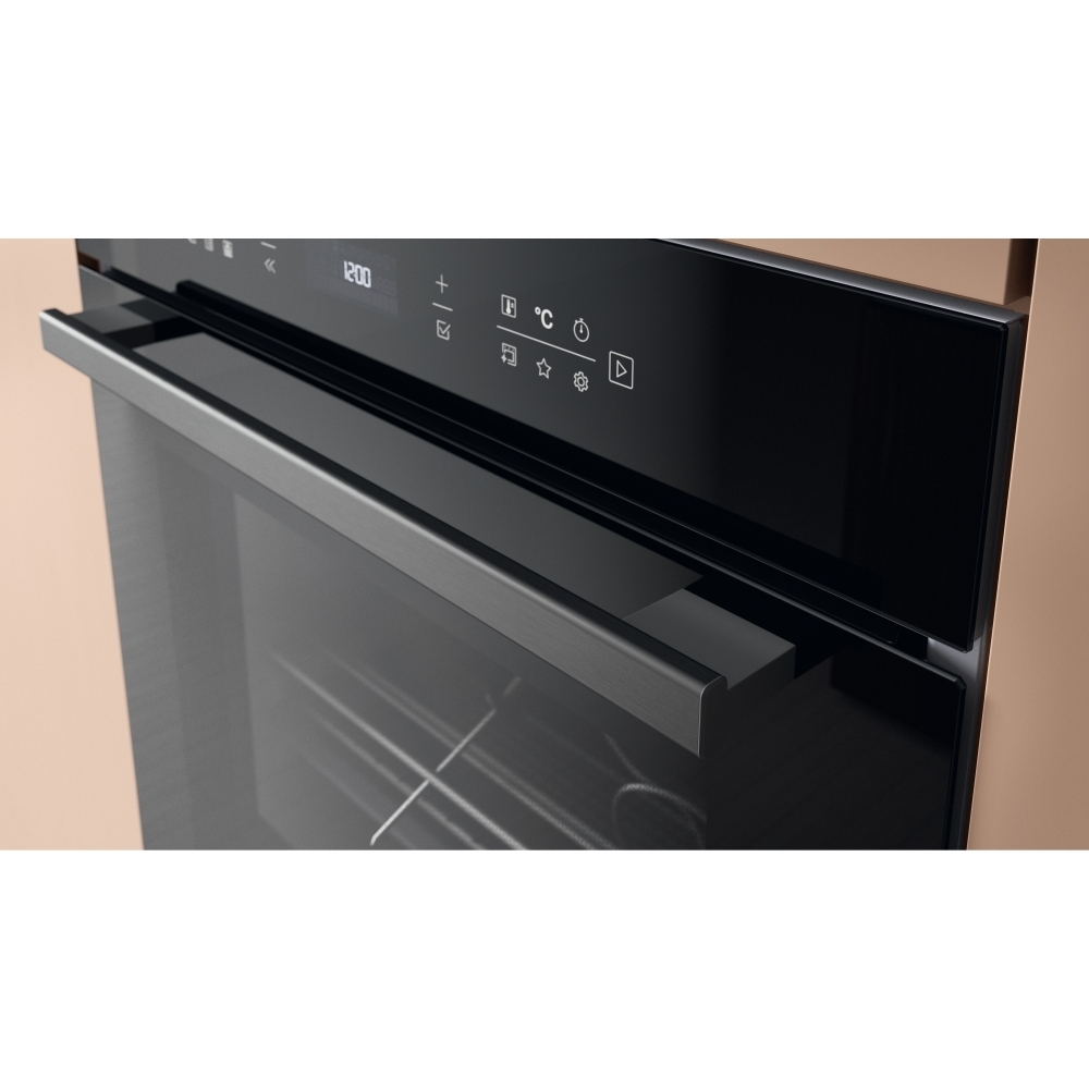 Hotpoint HOI68PPT2SBUK Built-In Electric Single Oven with Pyrolytic Cleaning, Black, A+ Rated