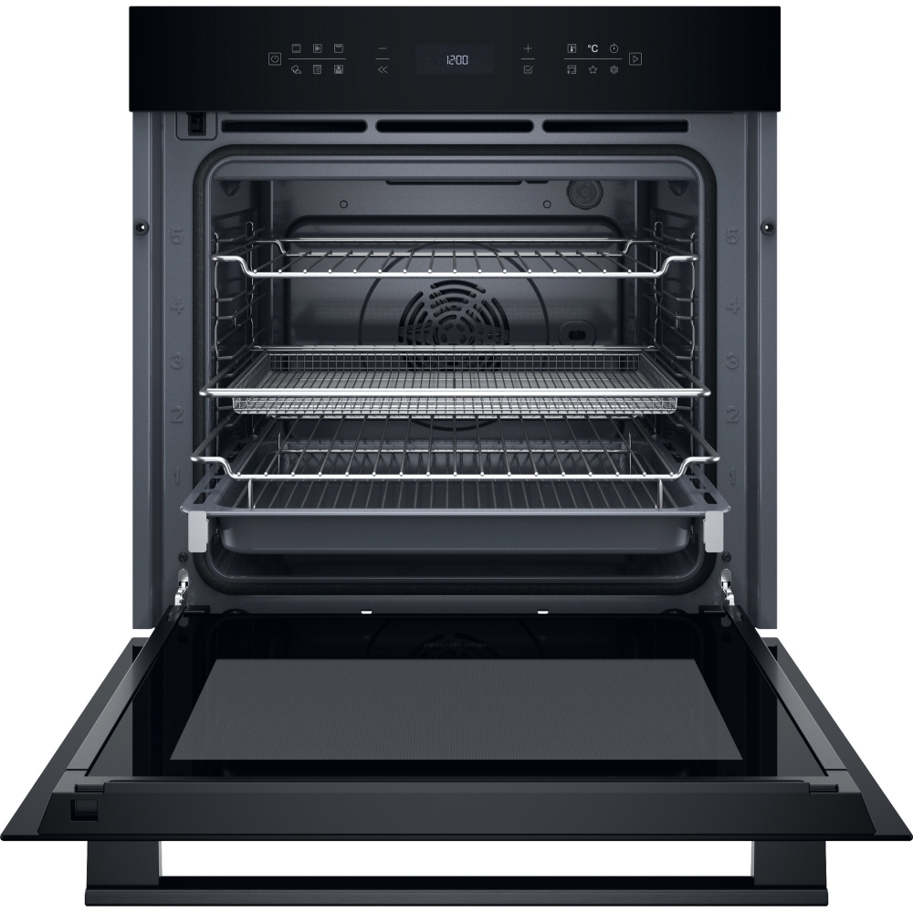Hotpoint HOI68PT1SBUK Built-In Electric Single Oven with Pyrolytic Cleaning, Black, A+ Rated