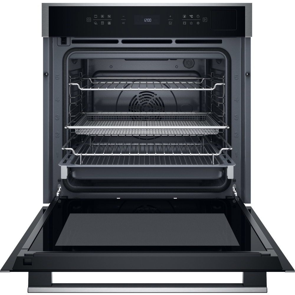 Hotpoint HOI6A8PT1SXUK Built-In Electric Single Oven with Pyrolytic Cleaning, Stainless Steel, A+ Rated