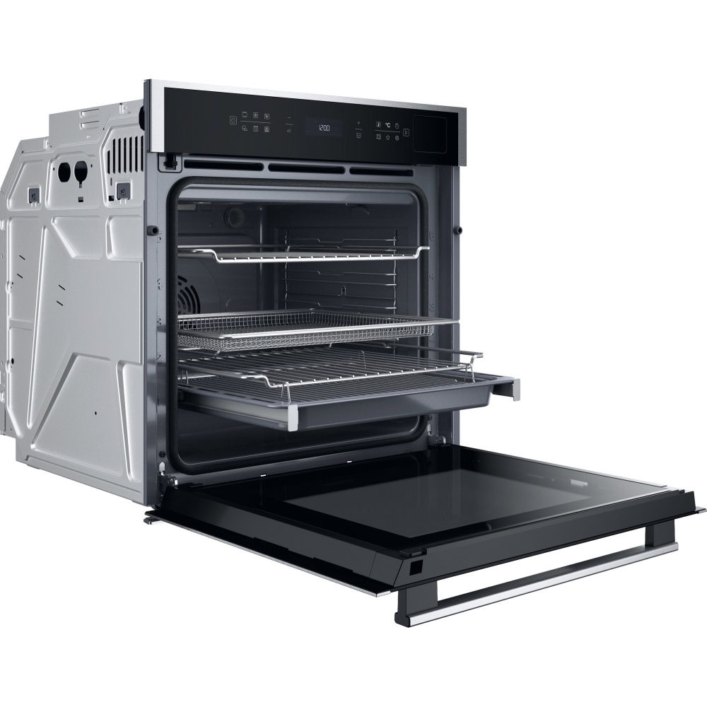 Hotpoint HOI6A8PT1SXUK Built-In Electric Single Oven with Pyrolytic Cleaning, Stainless Steel, A+ Rated