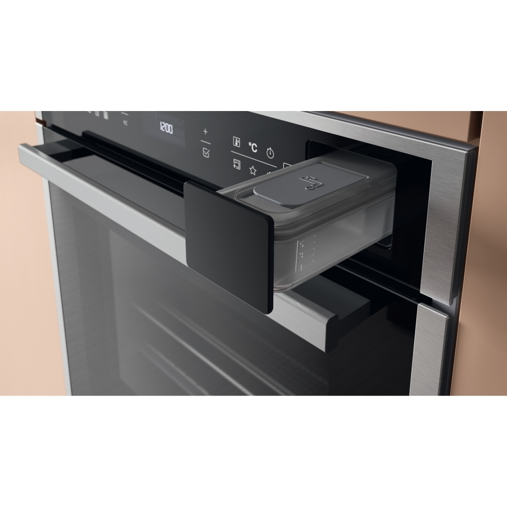 Hotpoint HOI6A8PT1SXUK Built-In Electric Single Oven with Pyrolytic Cleaning, Stainless Steel, A+ Rated
