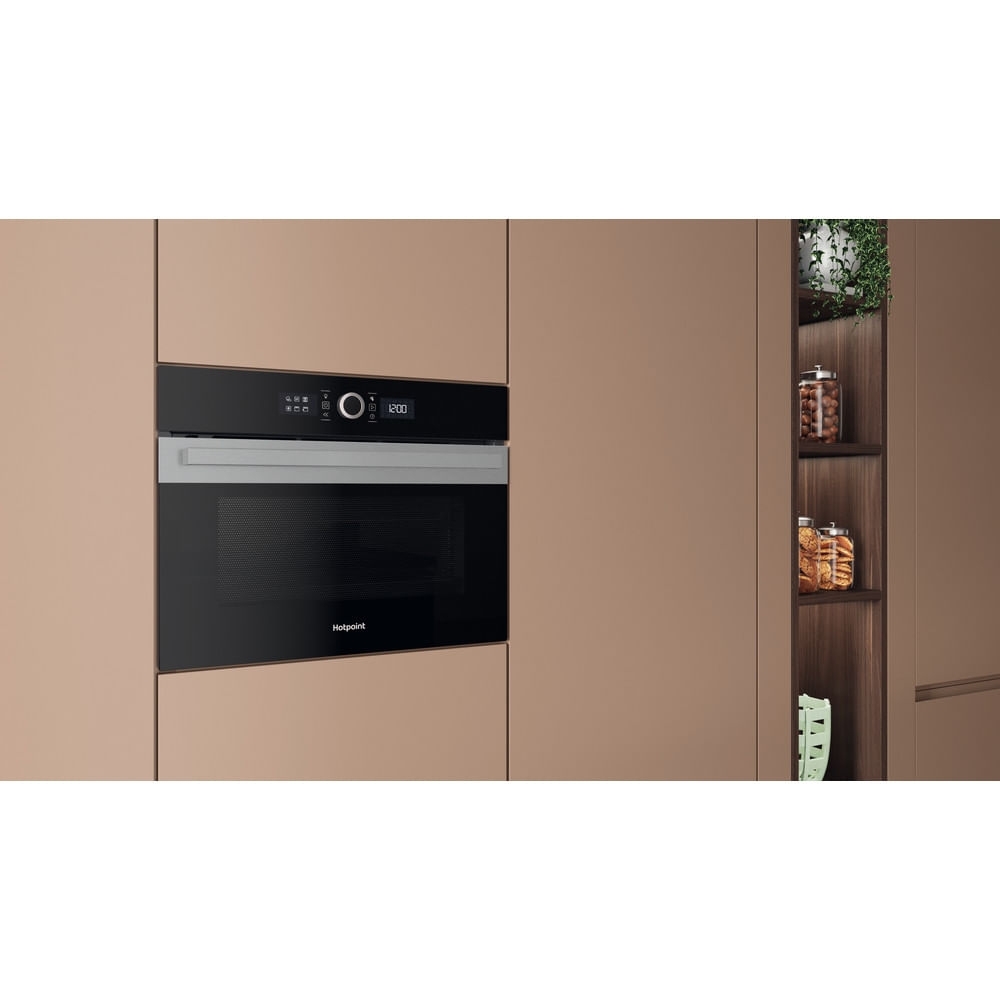 Hotpoint HCC58HMSXA Compact Oven, Stainless Steel, A+ Rated