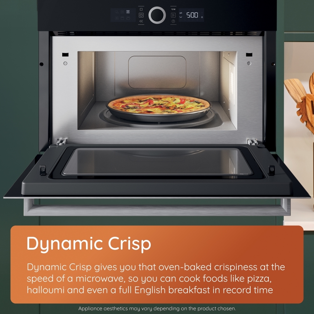 Hotpoint HCW9OWPHTSBUK Built-In Combination Microwave Oven, Black