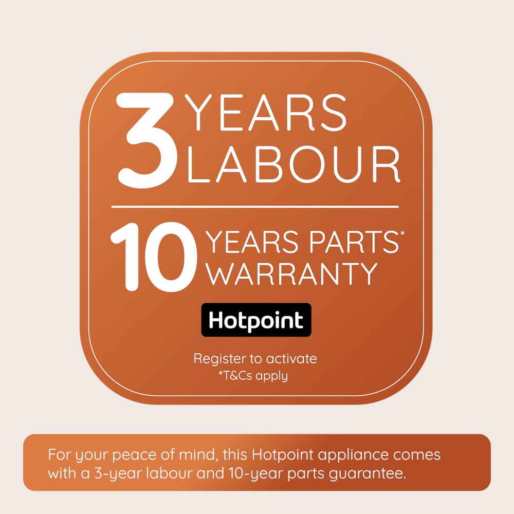 Hotpoint HOI68PT1SXUK Built-In Electric Single Oven with Pyrolytic Cleaning, Stainless Steel, A+ Rated