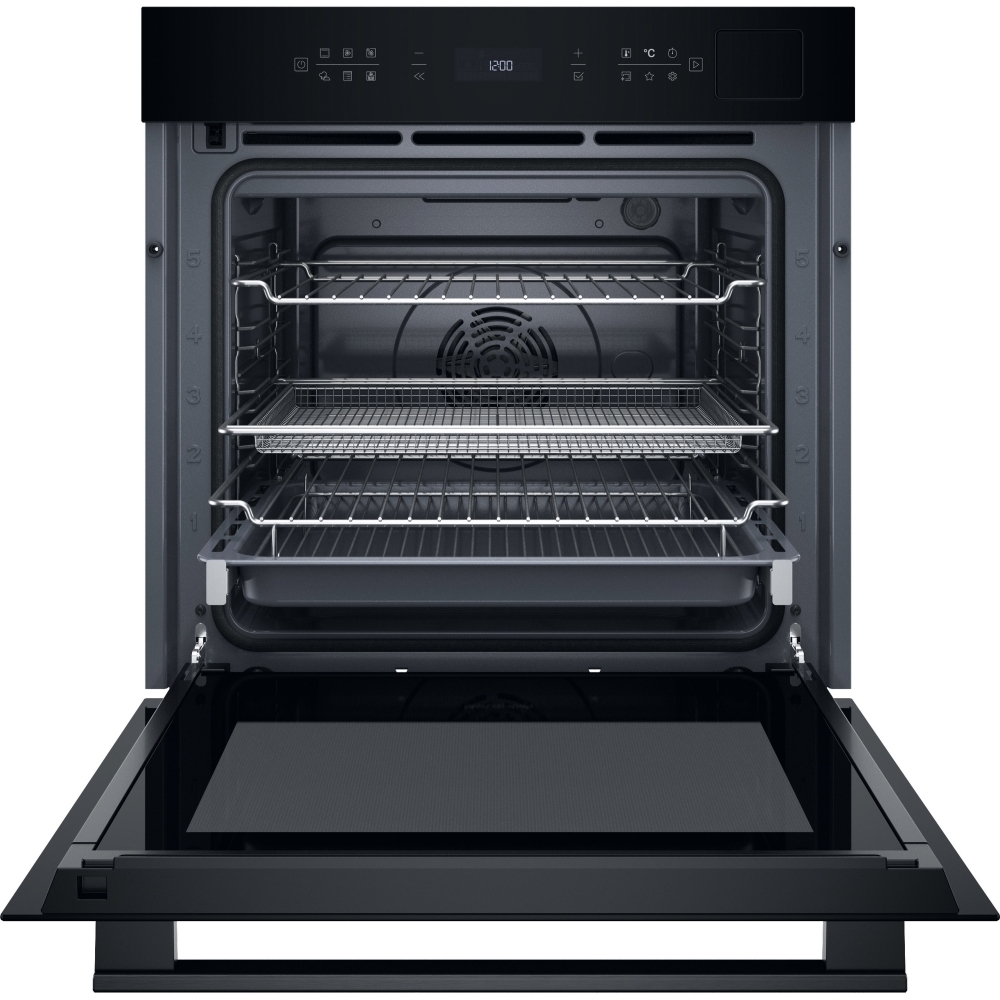 Hotpoint HOI6A8PT1SBUK Built-In Electric Single Oven with Pyrolytic Cleaning, Black, A+ Rated
