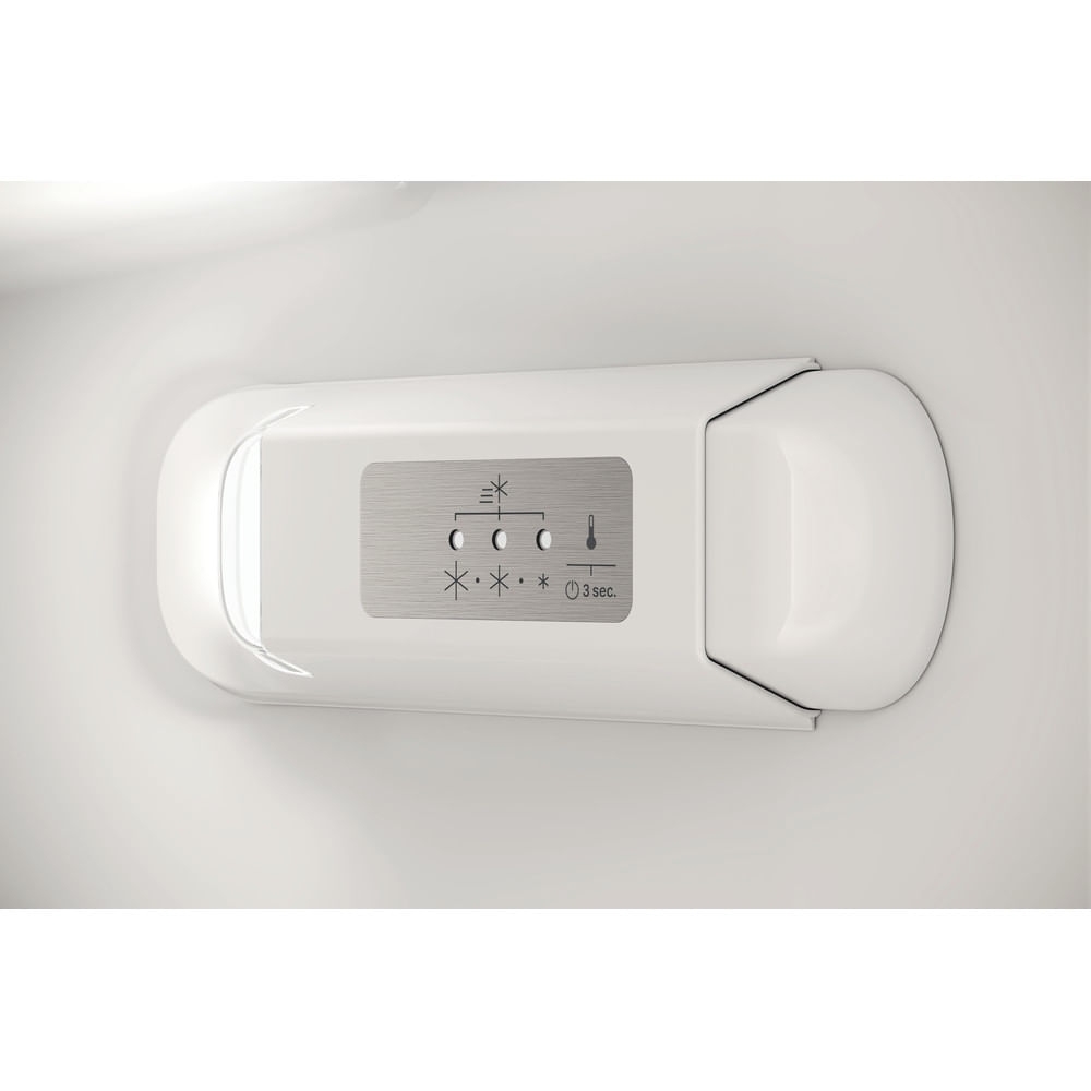 Hotpoint HTSD184011A1 Built-In Fridge with Ice Box, Sliding Hinge, Stainless Steel, E Rated