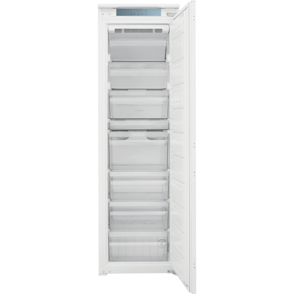 Hotpoint HTSD18F013H1 No Frost Built-In Freezer, Sliding Hinge, E Rated