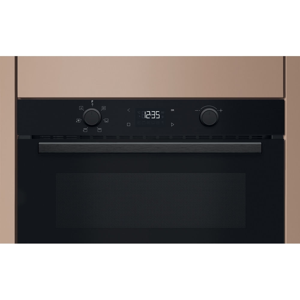 Hotpoint HPD 254CR BUK Built-In Microwave with Grill, Black
