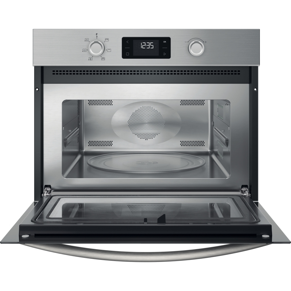 Indesit IP 252R XUK Built-In Microwave with Grill, Stainless Steel