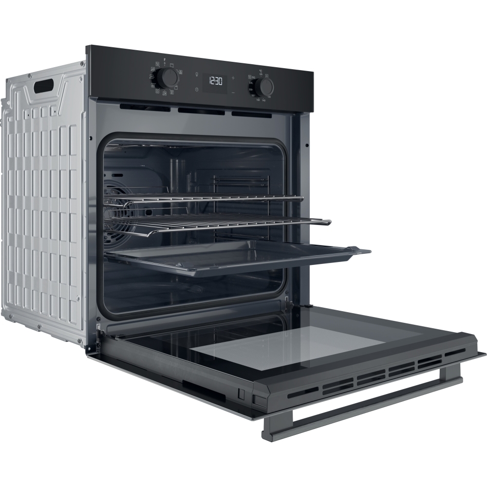Hotpoint HO 458H B UK Built-In Electric Single Oven, Black, A+ Rated