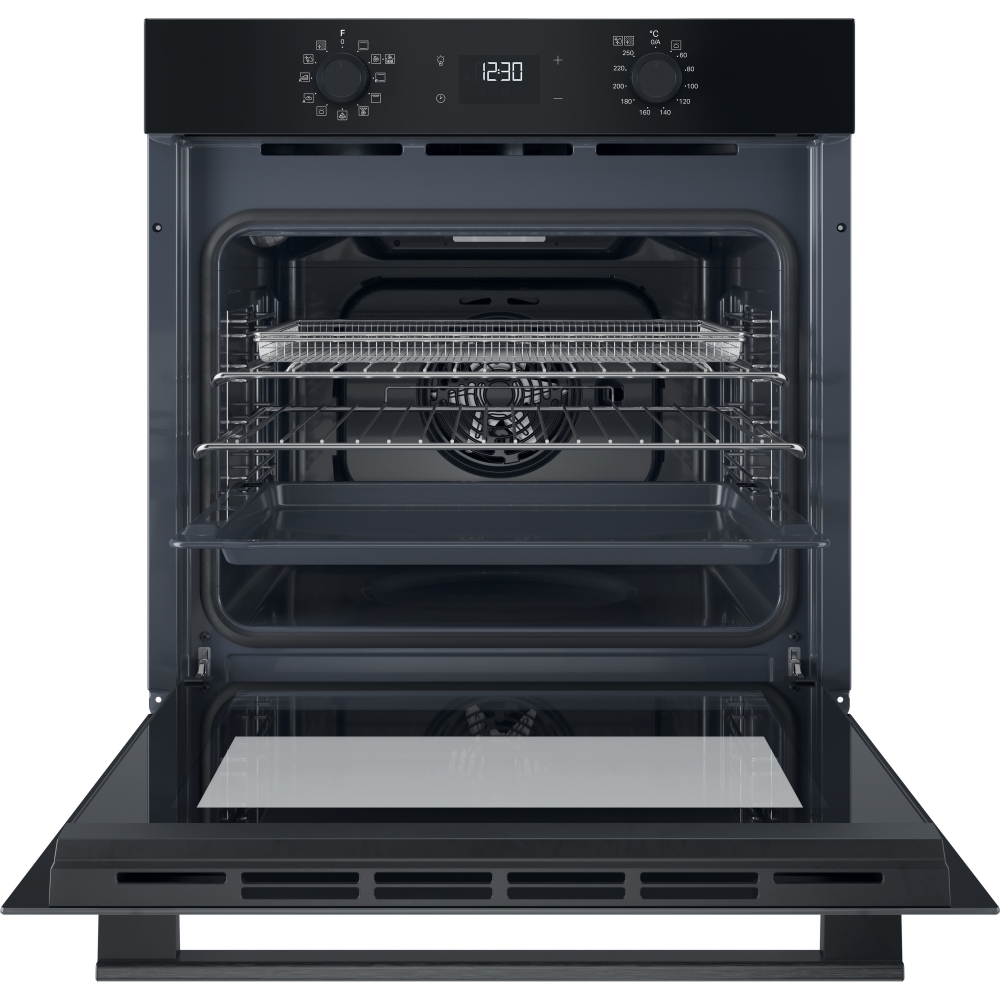 Hotpoint HO 458CF B UK Built-In Electric Single Oven, Black, A Rated
