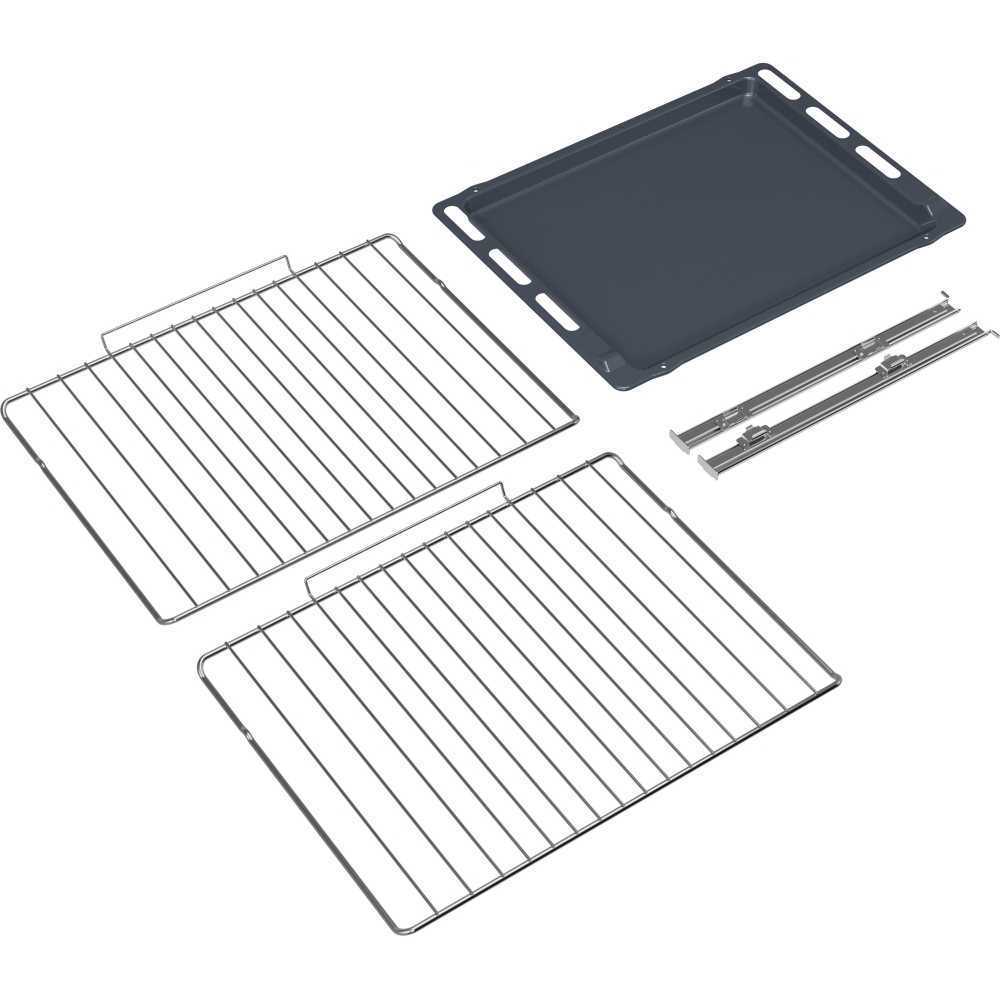 Indesit IO 278P1 X UK Built-In Electric Single Oven with Pyrolytic Cleaning, Stainless Steel, A++ Rated