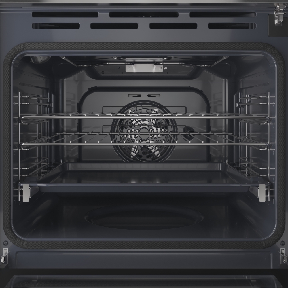 Indesit IO 278P1 X UK Built-In Electric Single Oven with Pyrolytic Cleaning, Stainless Steel, A++ Rated