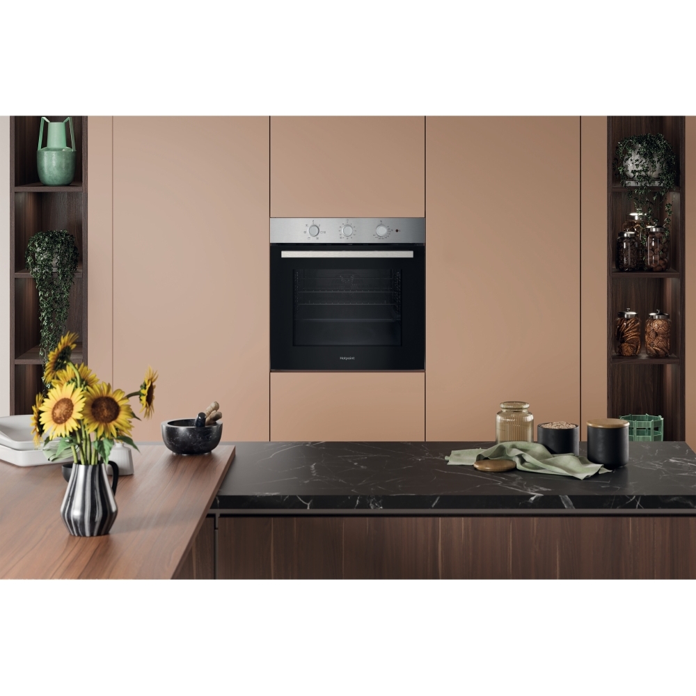Hotpoint HO 235H X UK Built-In Electric Single Oven, Stainless Steel, A Rated