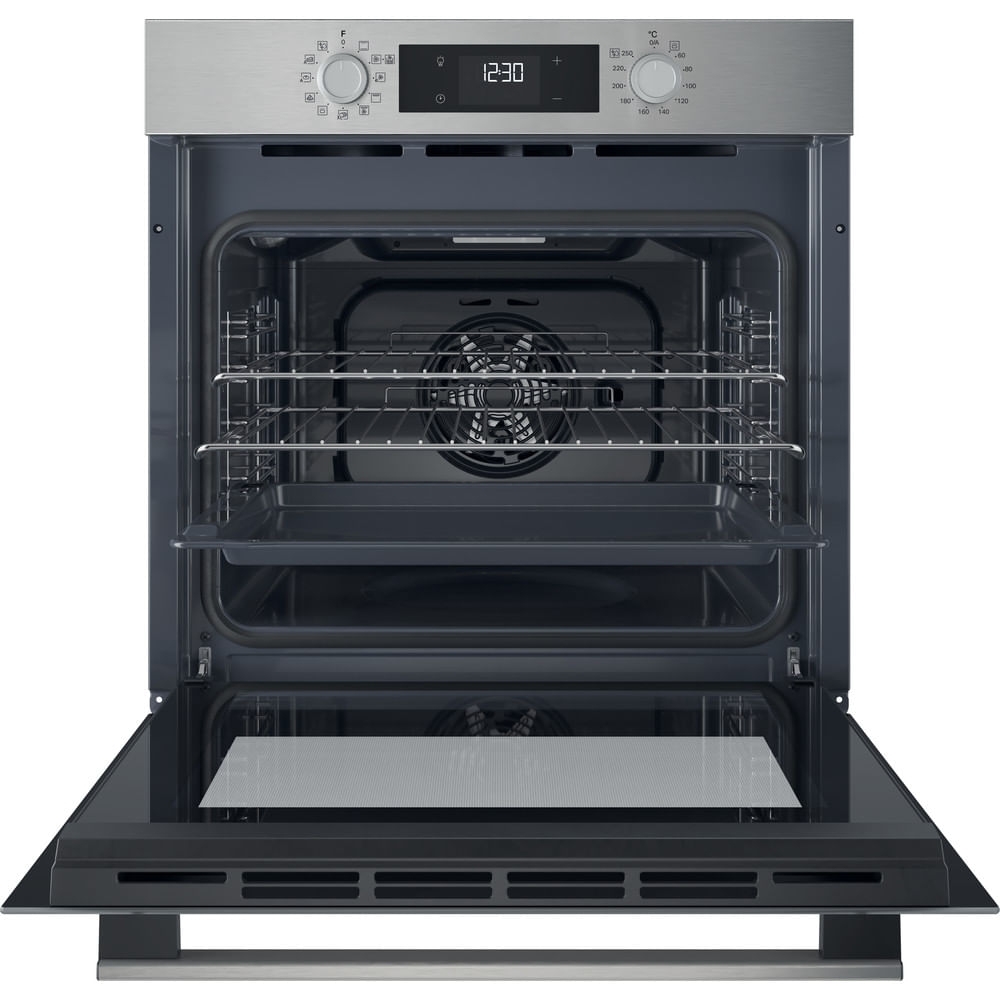 Hotpoint HOM 258H X UK Built-In Electric Single Oven, Stainless Steel, A+ Rated