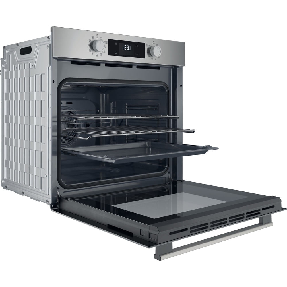 Hotpoint HOM 258H X UK Built-In Electric Single Oven, Stainless Steel, A+ Rated