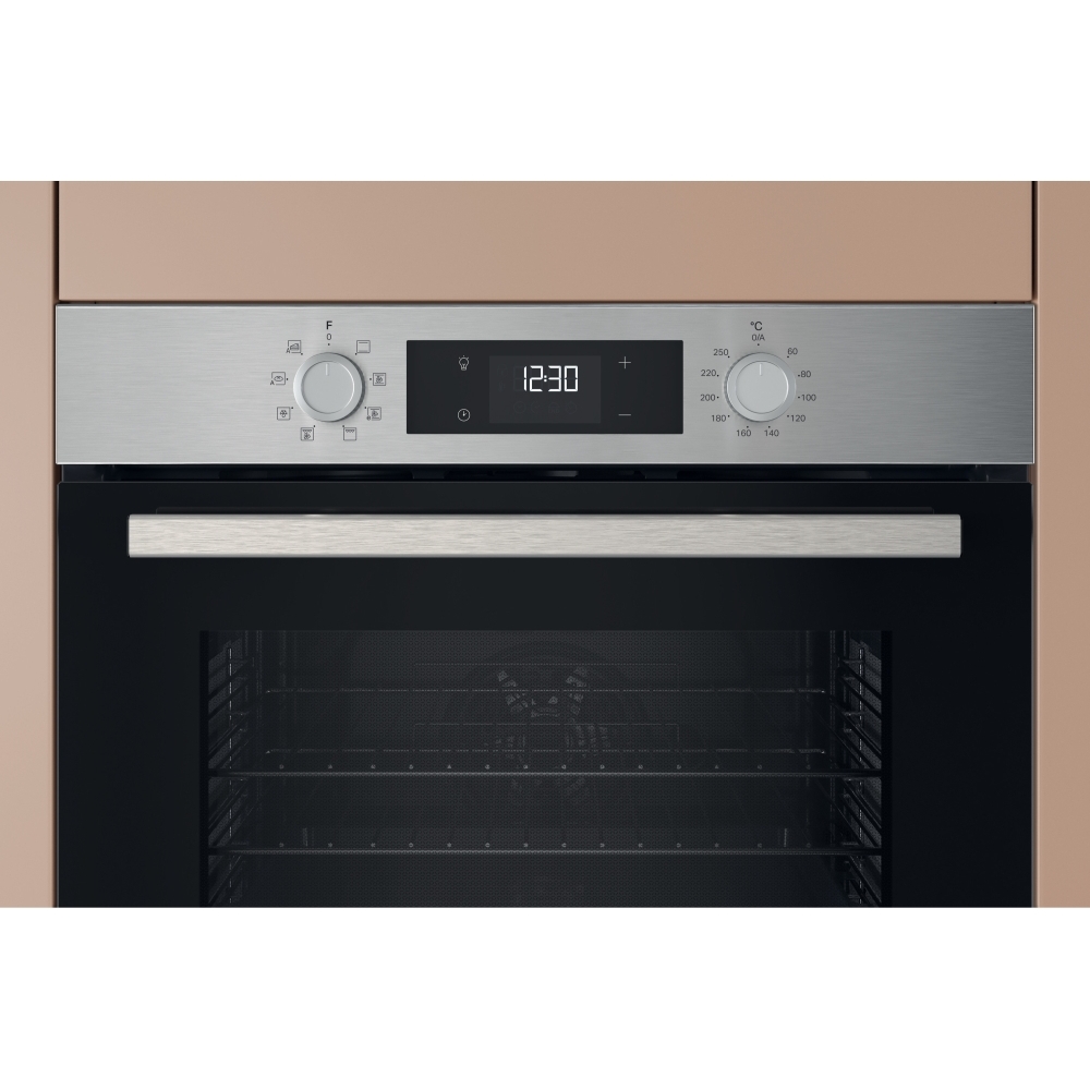 Hotpoint HOM 255C X UK Built-In Electric Single Oven, Stainless Steel, A Rated