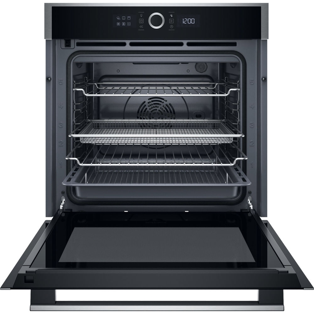 Hotpoint HOIM4S8PM0XUK Built-In Electric Single Oven with Pyrolytic Cleaning, Stainless Steel, A+ Rated