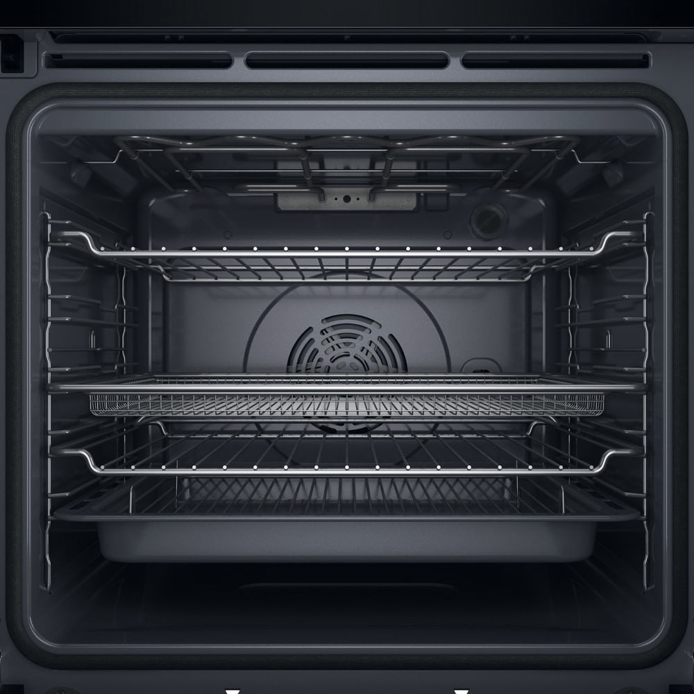 Hotpoint HOIM4S8PM0XUK Built-In Electric Single Oven with Pyrolytic Cleaning, Stainless Steel, A+ Rated