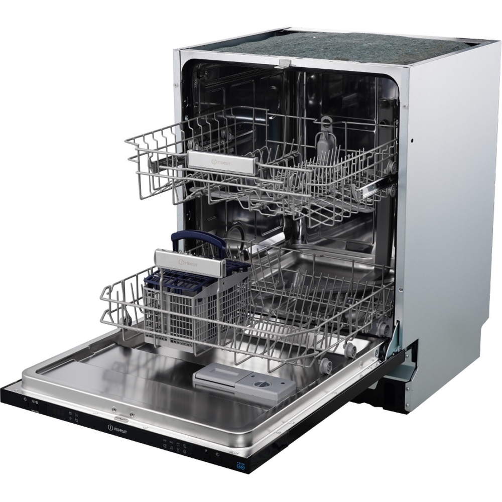 Indesit IN2IE13CNO8UK Fully Integrated Dishwasher, 13 Place Settings, E Rated
