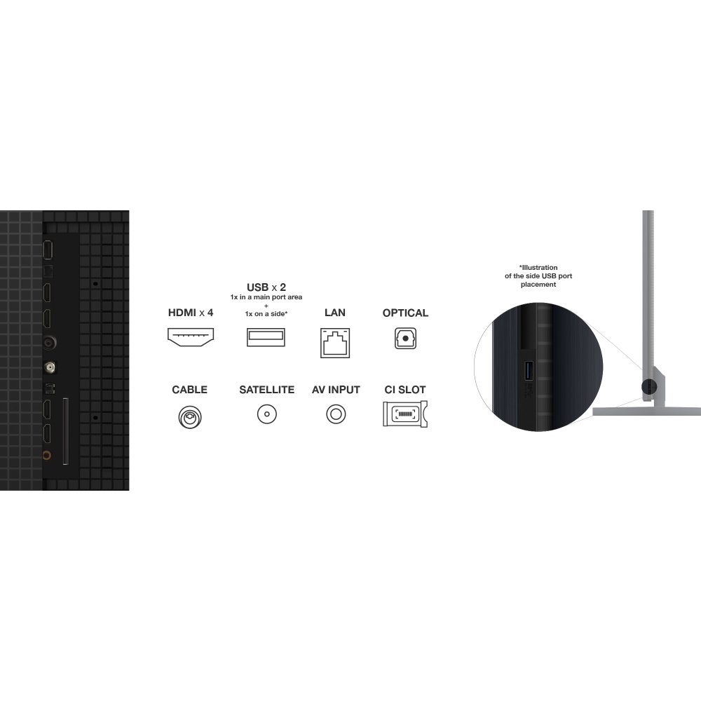 TCL 85C855K C855K 85" QD-Mini LED 4K Ultra HD Smart TV, Black, F Rated