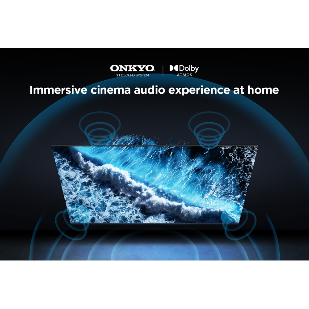 TCL 85C855K C855K 85" QD-Mini LED 4K Ultra HD Smart TV, Black, F Rated