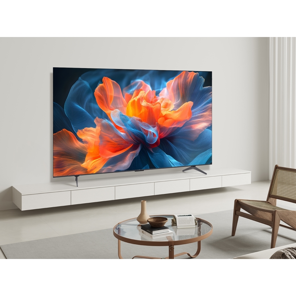 TCL 85T8C-UK 85" QLED Smart Television, 4K Ultra HD, Black, F Rated