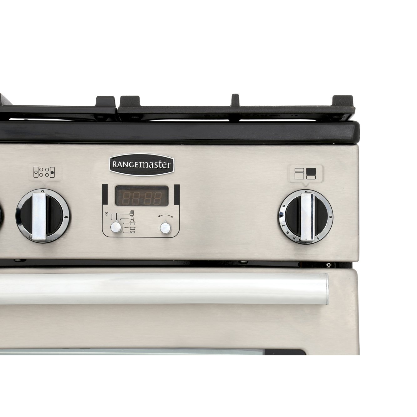 Rangemaster PROP110NGFSS/C 110cm Gas Range Cooker Professional Plus Stainless Steel / Chrome, A Rated