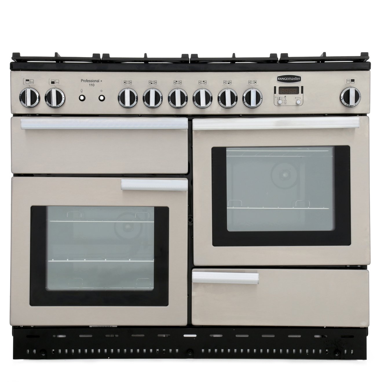Rangemaster Professional Plus PROP110NGFSS/C 110cm Gas Range Cooker Stainless Steel / Chrome