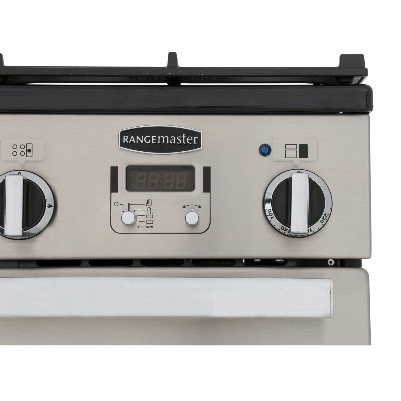 Rangemaster PROP90NGFSS/C 90cm Gas Range Cooker Professional Plus Stainless Steel / Chrome, A Rated