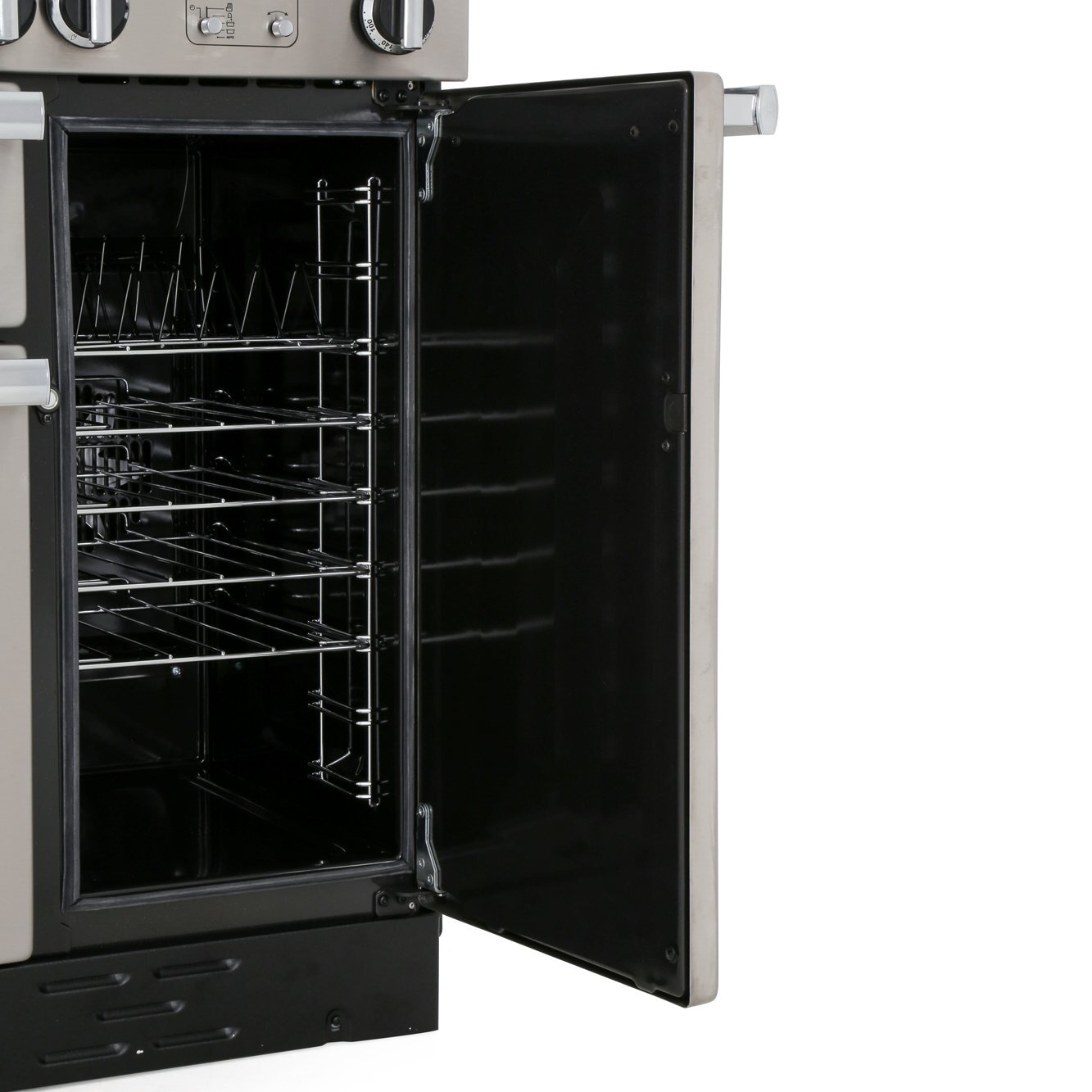 Rangemaster PROP90NGFSS/C 90cm Gas Range Cooker Professional Plus Stainless Steel / Chrome, A Rated