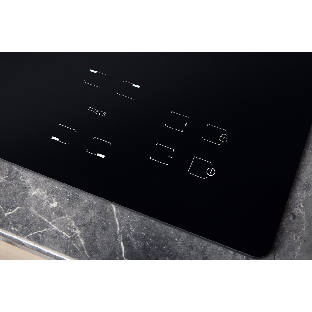 Hotpoint HR612CH 58cm Ceramic Hob, Black