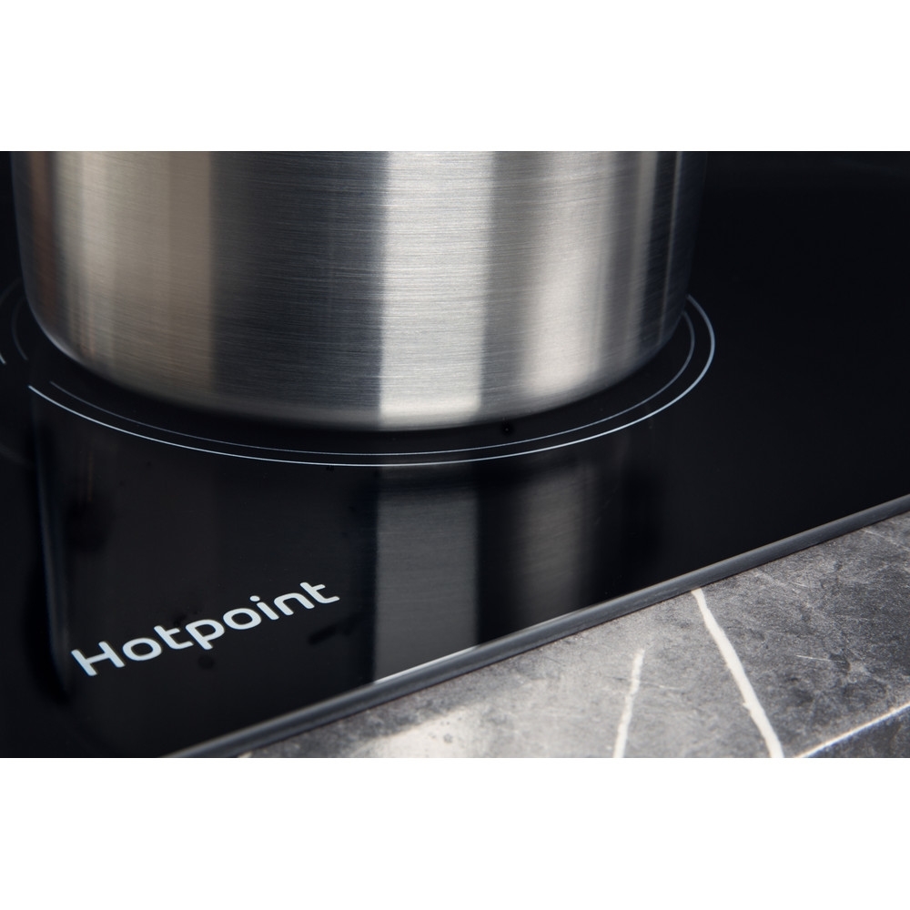 Hotpoint HR612CH 58cm Ceramic Hob, Black