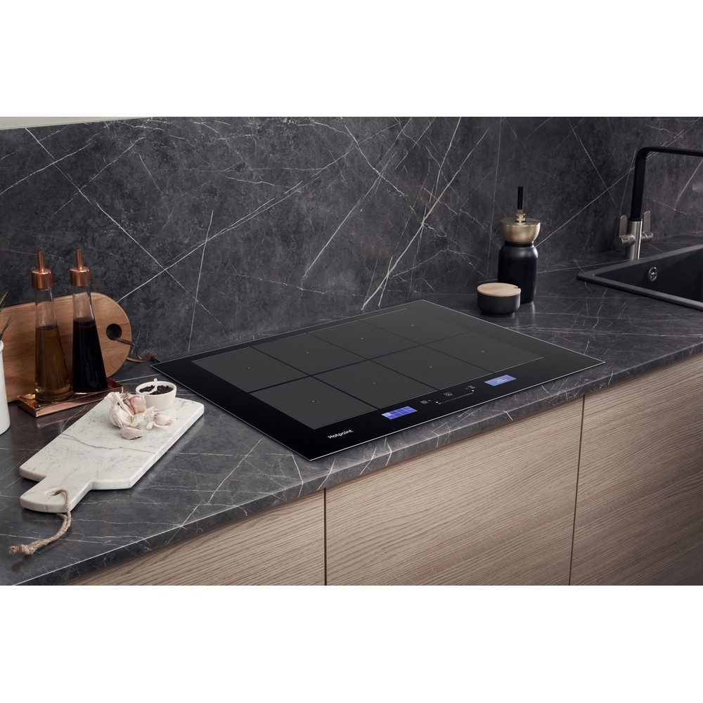 Hotpoint ACP778C/BA 77cm Induction Hob, Black