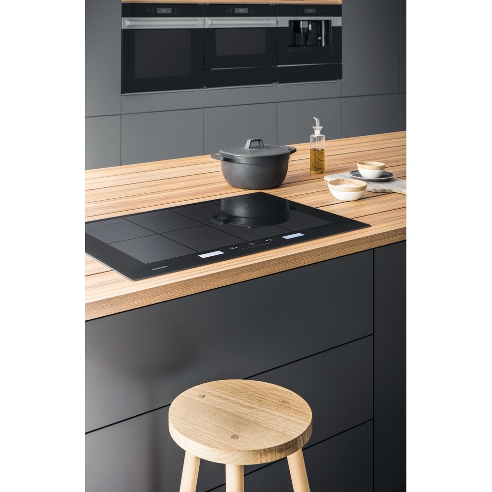 Hotpoint ACP778C/BA 77cm Induction Hob, Black