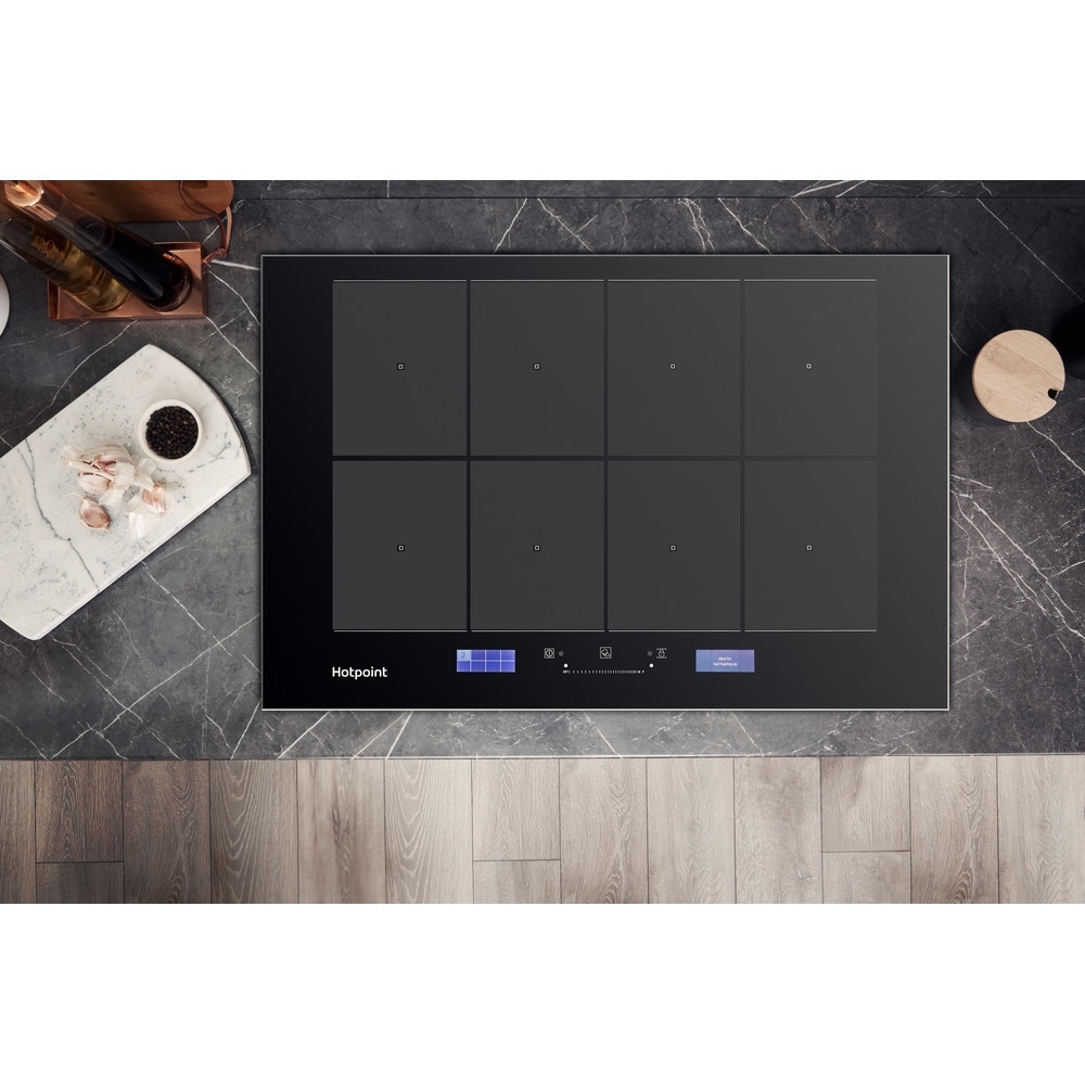 Hotpoint ACP778C/BA 77cm Induction Hob, Black