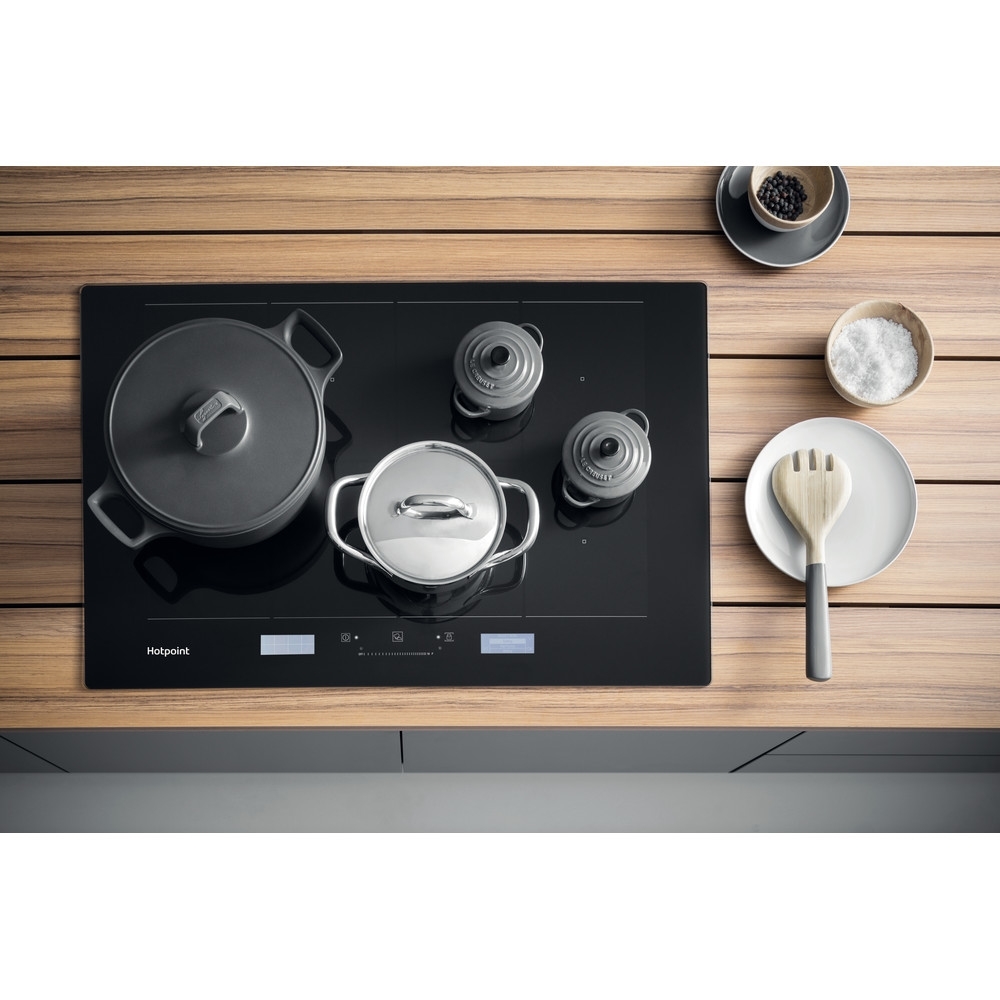 Hotpoint ACP778C/BA 77cm Induction Hob, Black