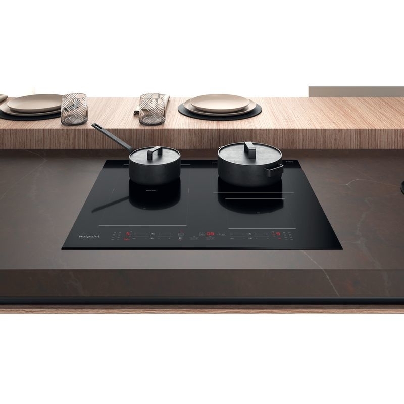 Hotpoint TB7960CBF 59cm Induction Hob, Black