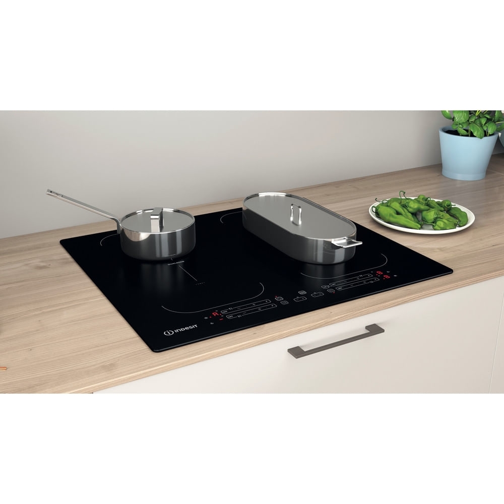 Indesit IB88B60NE 59cm Induction Hob, Black