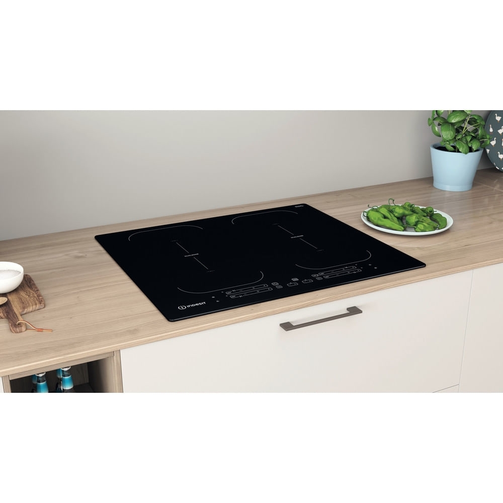 Indesit IB88B60NE 59cm Induction Hob, Black
