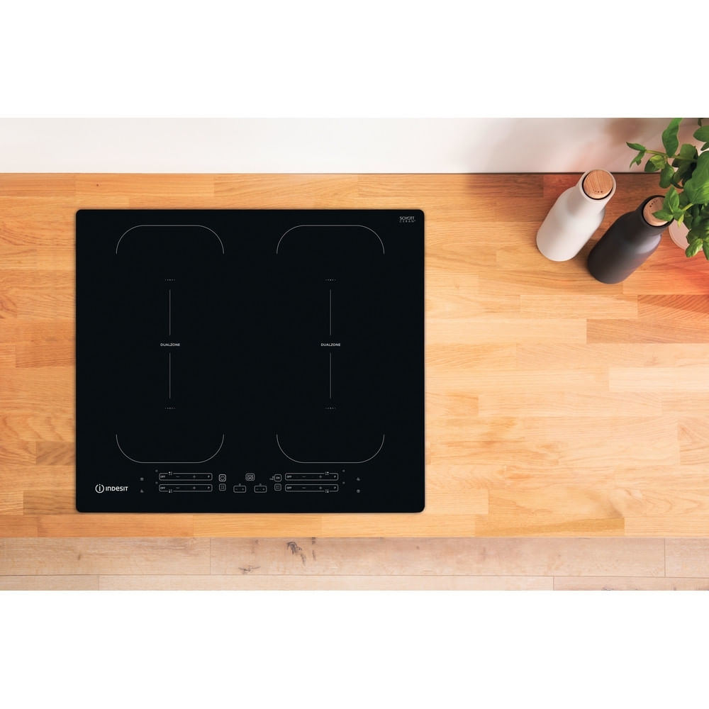 Indesit IB88B60NE 59cm Induction Hob, Black