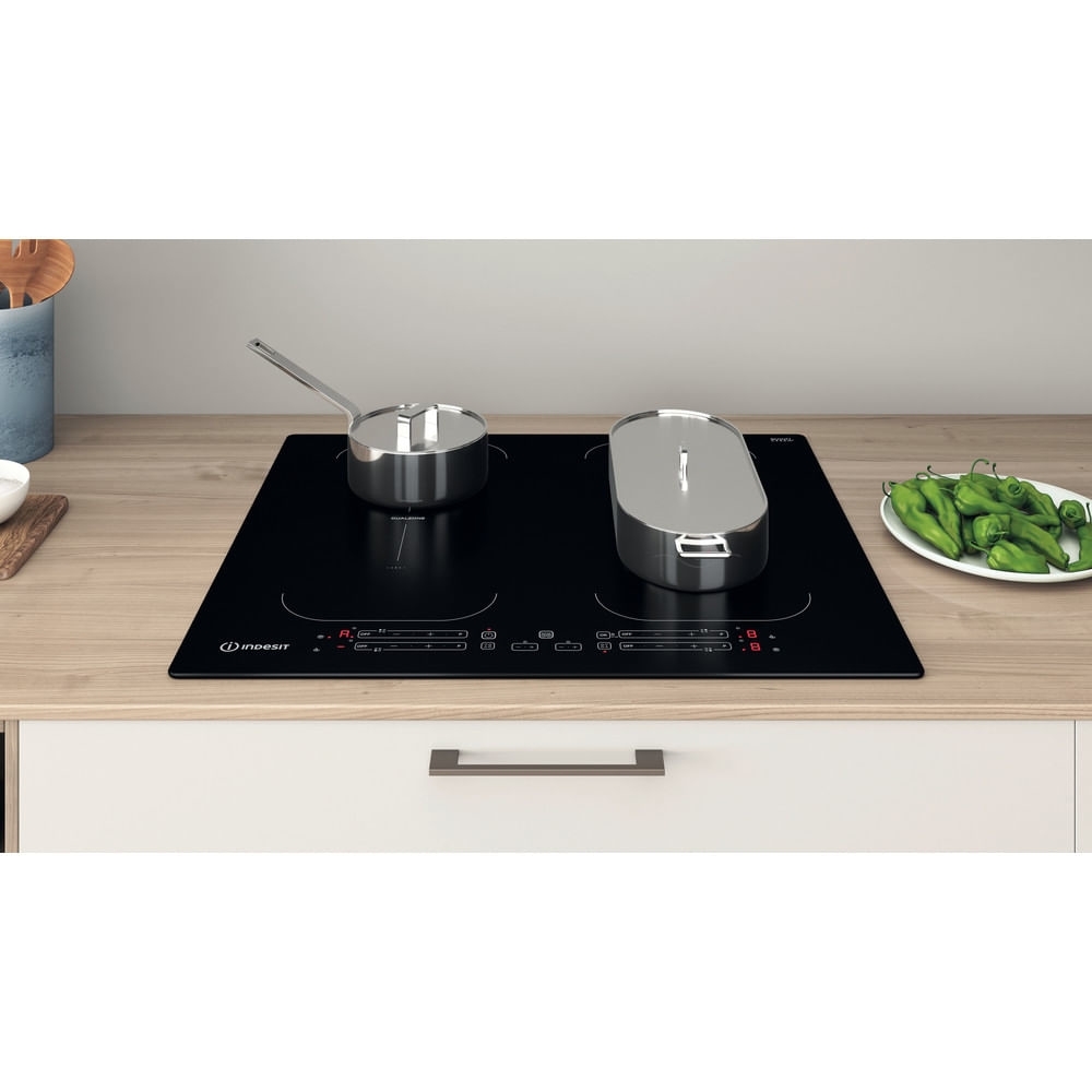Indesit IB88B60NE 59cm Induction Hob, Black