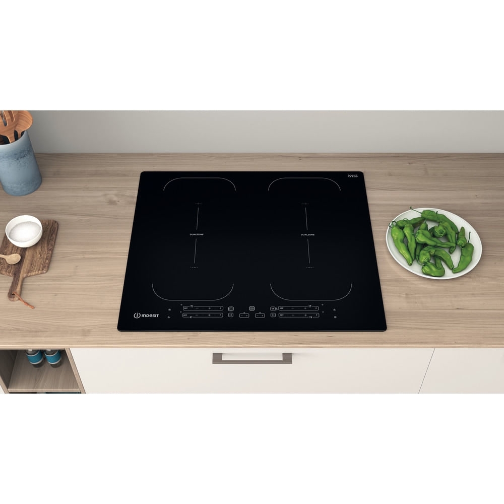 Indesit IB88B60NE 59cm Induction Hob, Black