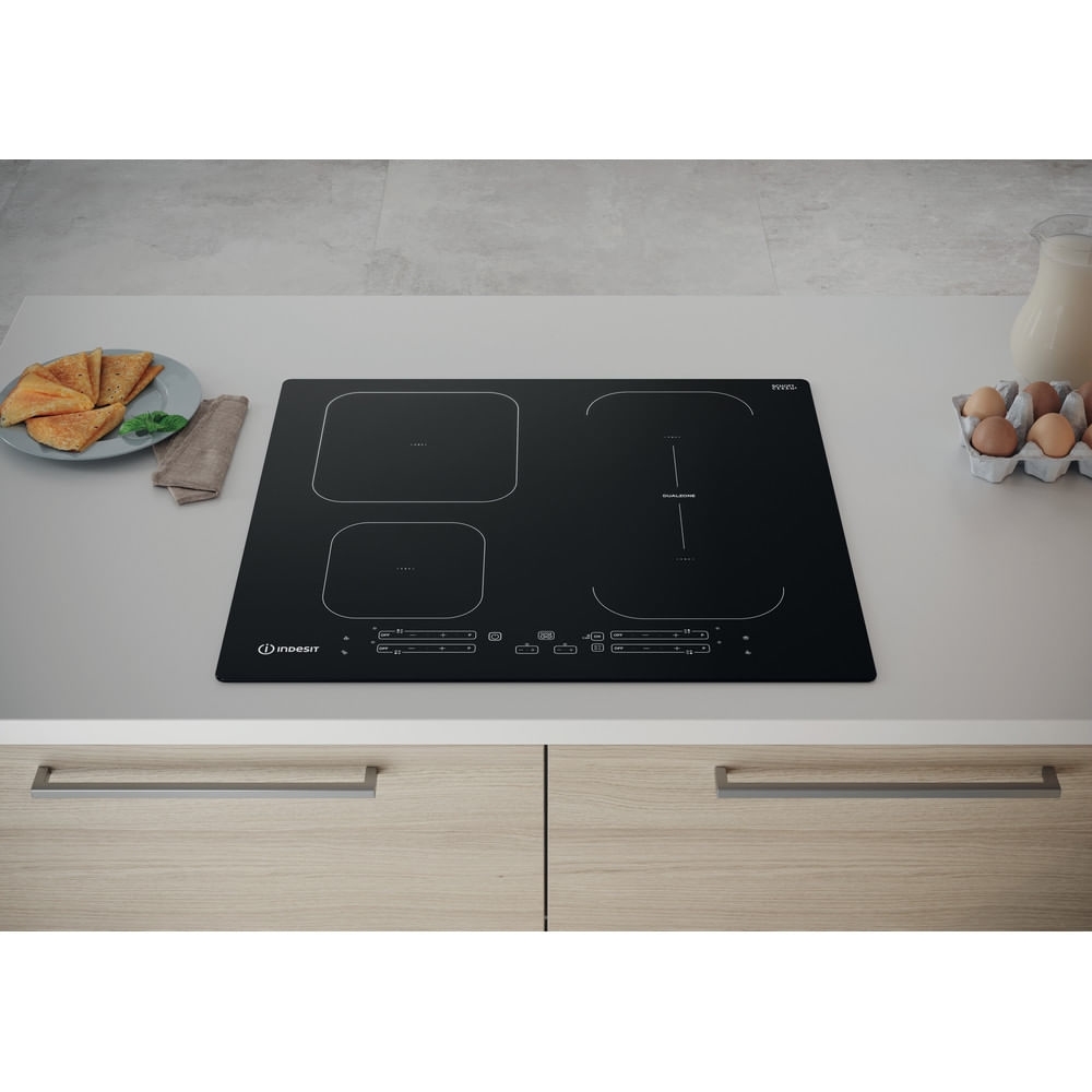 Indesit IB88B60NE 59cm Induction Hob, Black