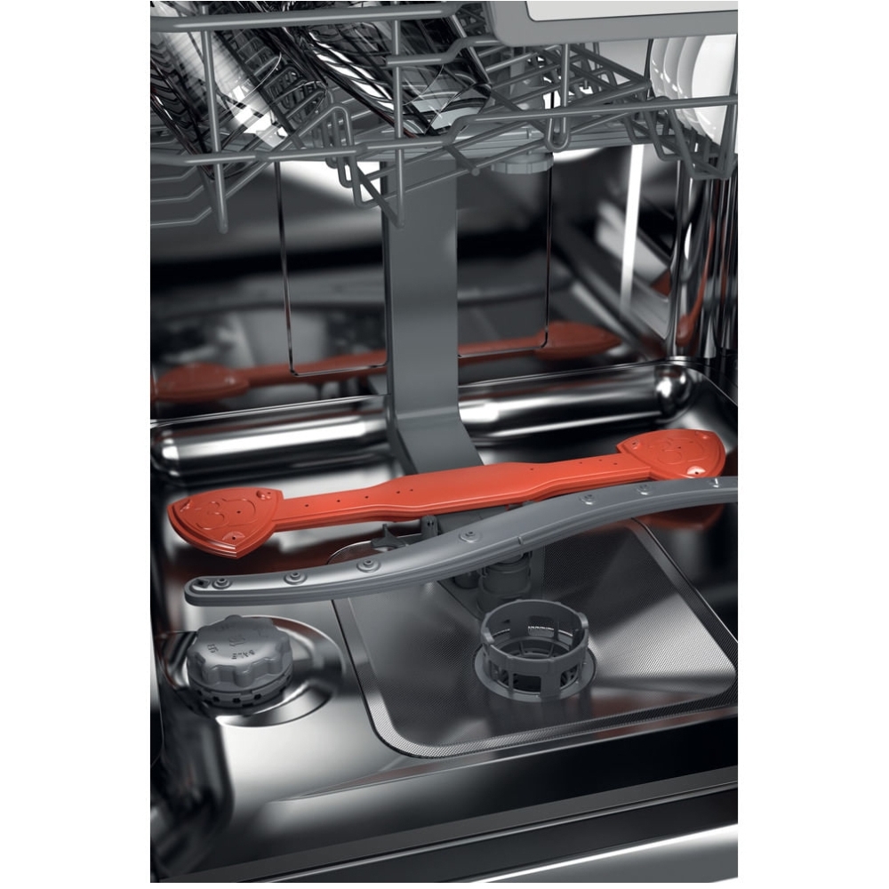 Hotpoint HFC3C26WCBUK Dishwasher, 14 Place Settings, Black, E Rated