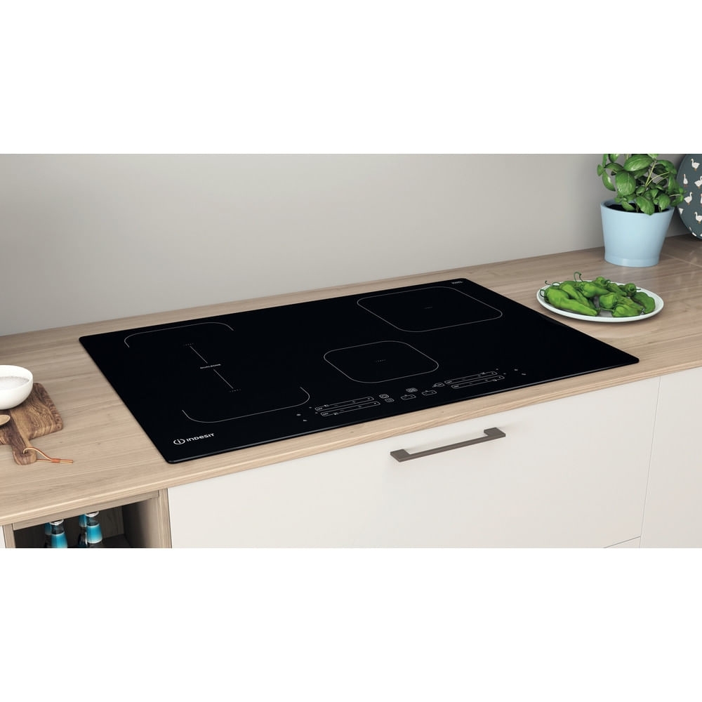 Indesit IB21B77NE 77cm Induction Hob, Black