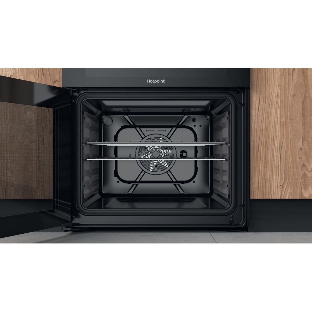 Hotpoint HDM67G9C2CB/UK Dual Fuel Cooker with Double Oven, Black, A Rated (869991594620) Marks