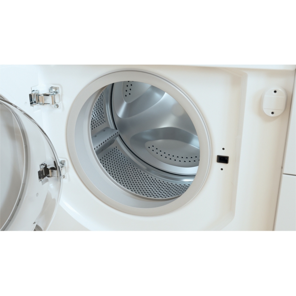 Indesit BIWMIL71252UKN Integrated Washing Machine, 7kg, 1200 Spin, White, E Rated