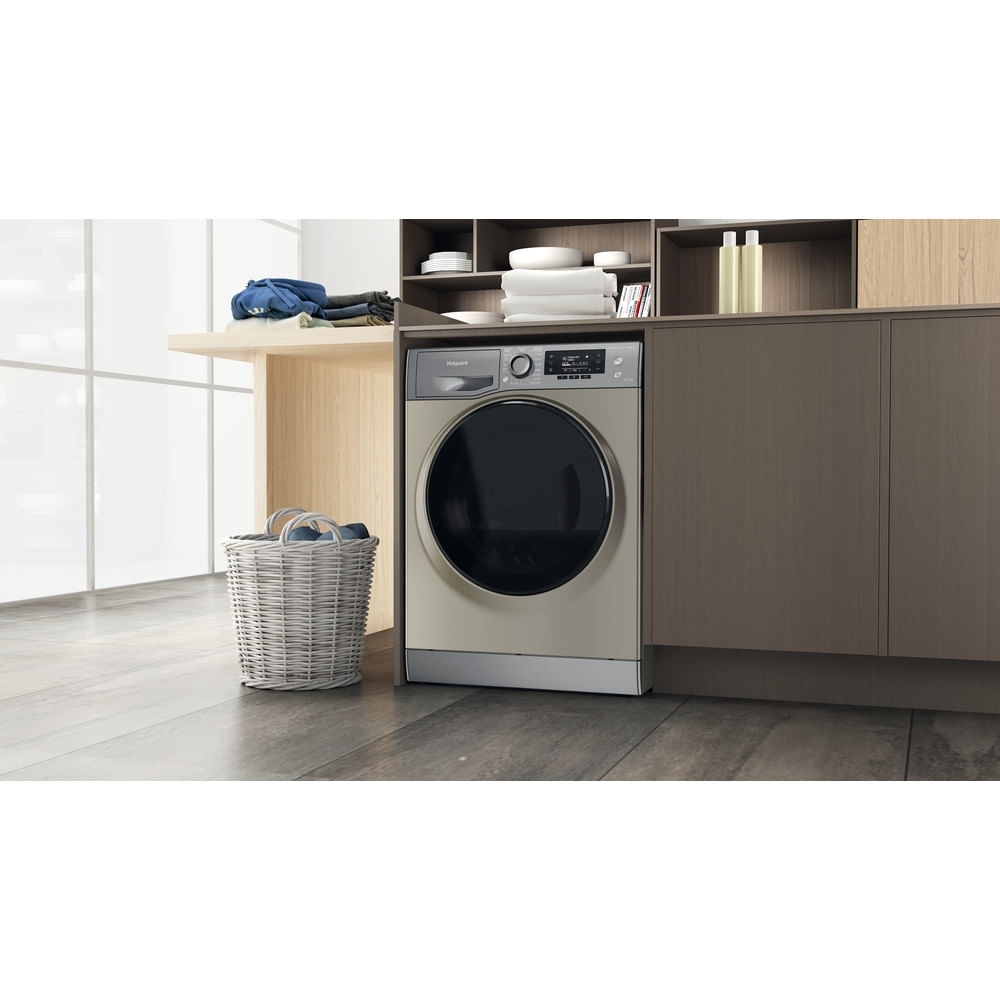 Hotpoint NDD9725GDAUK Washer Dryer, 9kg/7kg, 1600 Spin, Grey, E Rated